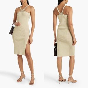NWT Jonathan Simkhai Beige Midi Dress